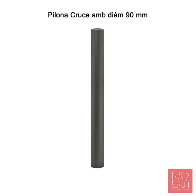 Pilona urbana fixe Cruce d'acer